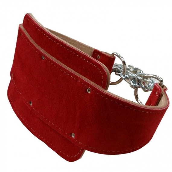 Gym Weightlifting Leather Dip Belt