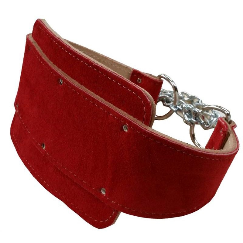Gym Weightlifting Leather Dip Belt